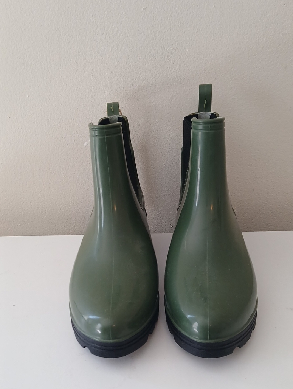 Seven7 Olive Green Rain Boots
